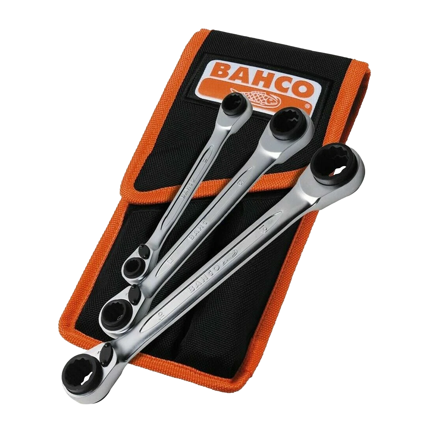 Set 3 Pzs Llaves chicharra doble S4RM/3T Bahco 1