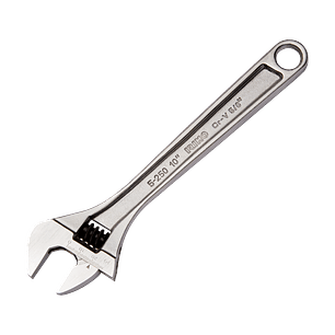 Llave ajustable cromada 8