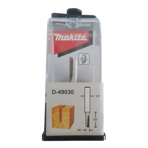 Fresa Recta 1 Filo 1/4