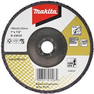 Disco Limpiador Fibra Morado 180x22.23mm B-29038 Makita