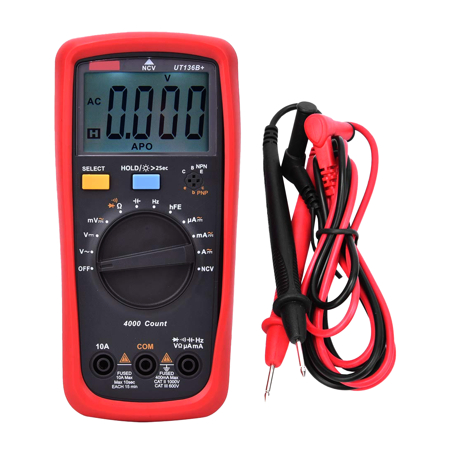 Multímetro Digital con NCV UT136B+ UNIT 1