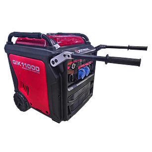 Generador bencinero partida eléctrica/control remoto + Ats 11Kva GIK11000 Kothman
