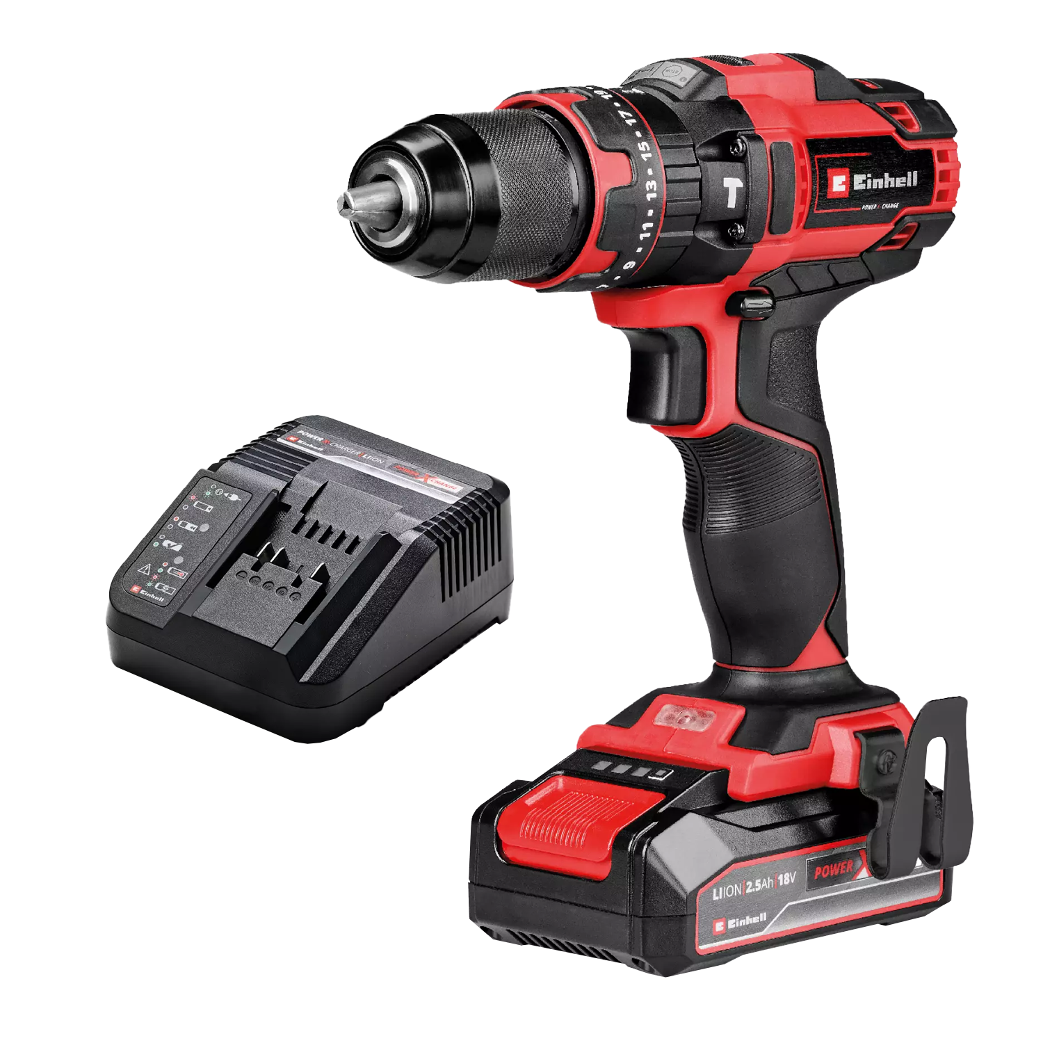 Taladro percutor inalambrico 18v 13mm TD-CD 18/44 LI-I Einhell 1