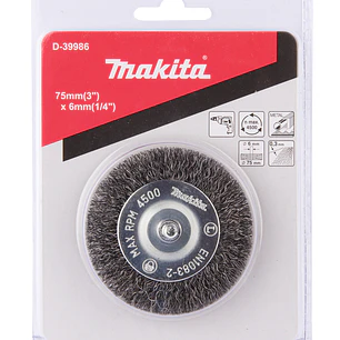 Grata Rueda Acero Rizado 75mm D-39986 Makita