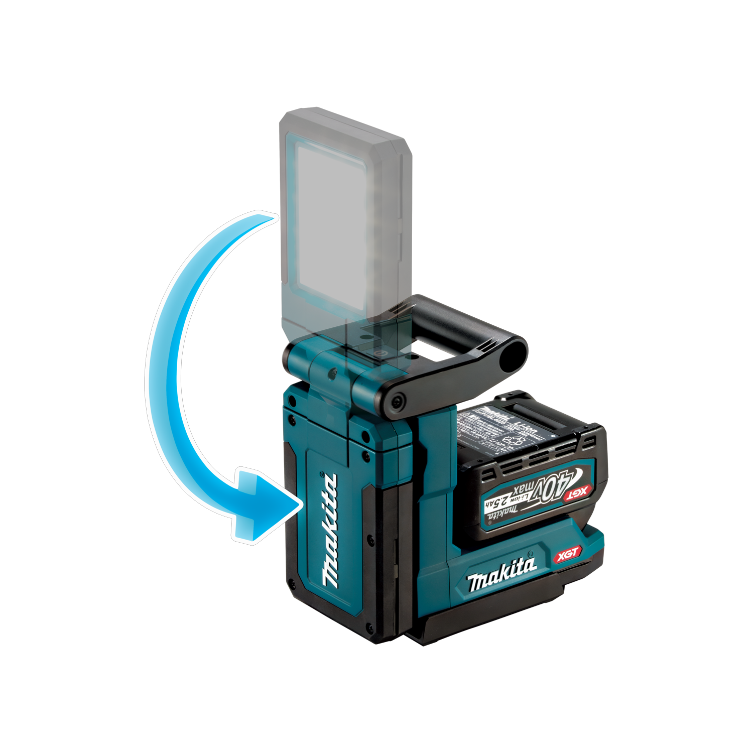 Foco imantado Inalámbrico 1200 Lúmenes 40v ML013G Makita 2