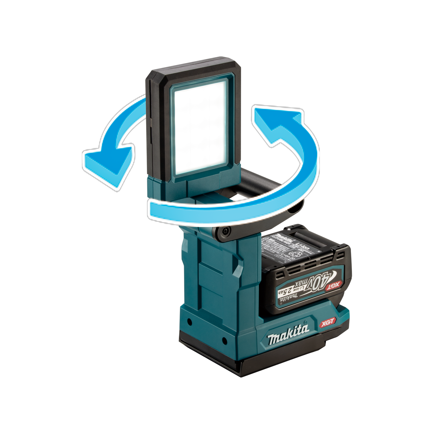 Foco imantado Inalámbrico 1200 Lúmenes 40v ML013G Makita 3