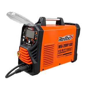 Soldadora MIG/MMA/TIG Pantalla LCD + Pistola Digital MIG-200P LCD Redbo