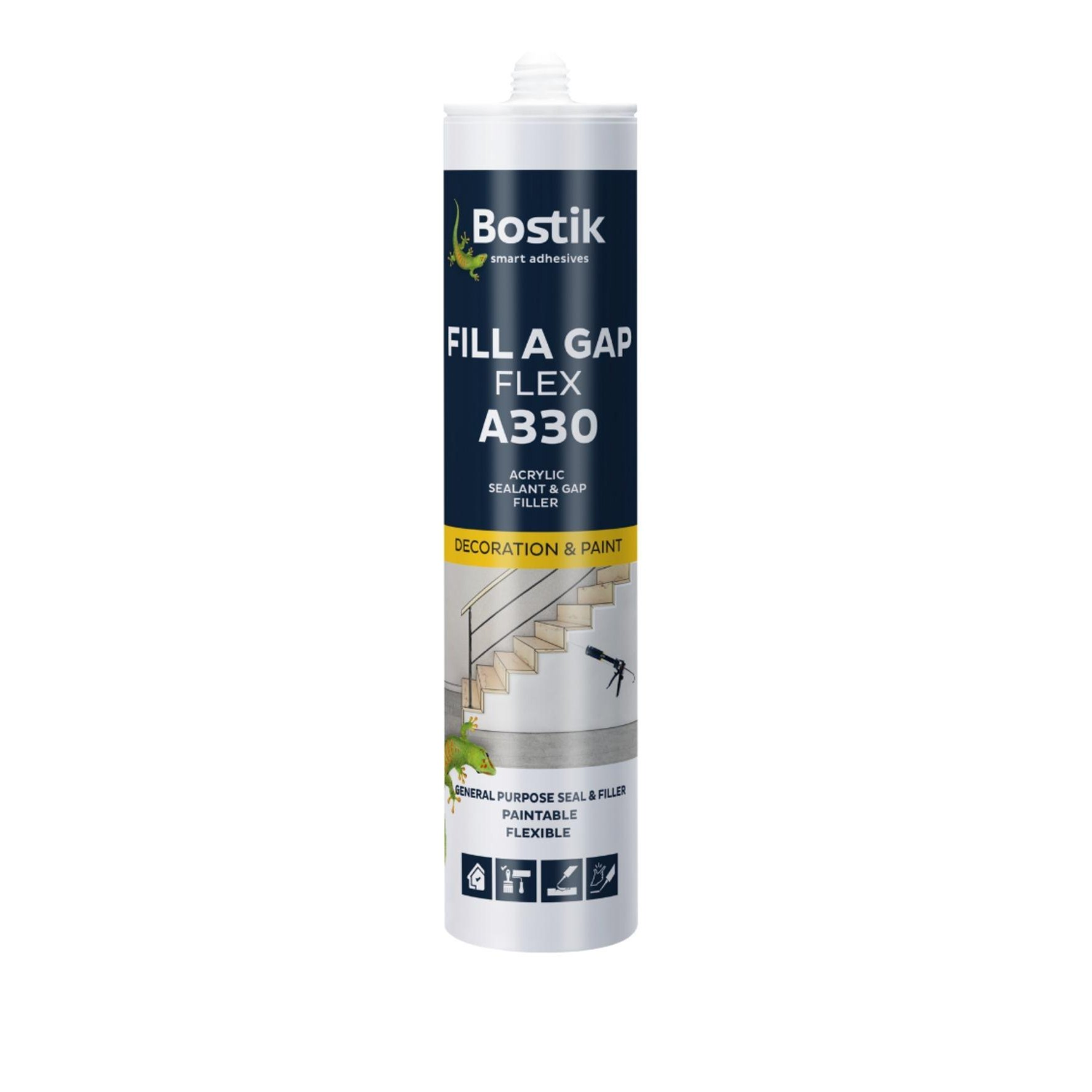 Sellante acrilico 300Ml A330 Bostik 1