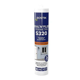 Silicona acetica 300Ml Negro S320 Bostik