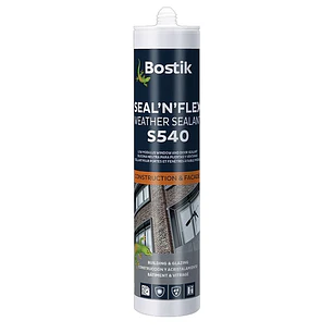 Silicona neutra 280ml Gris Antracita S540 Bostik