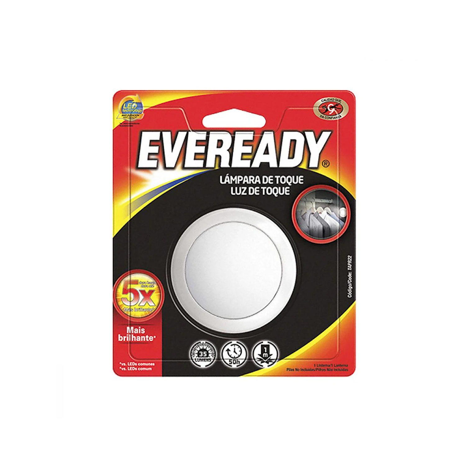 Lampara Led de toque blanca EVEREADY  1