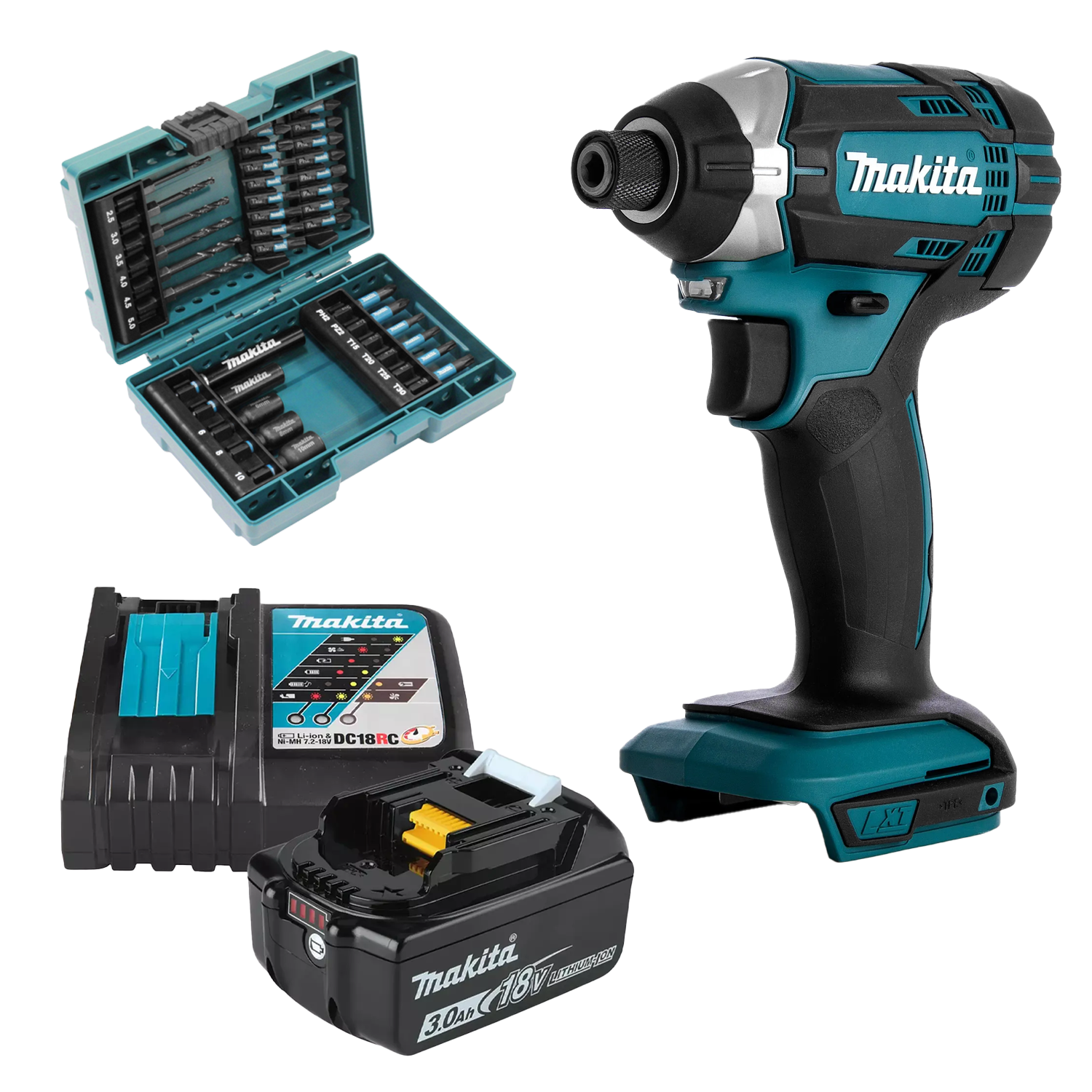 Atornillador de impacto inalámbrico 18v DTD152Z-1 Makita 1