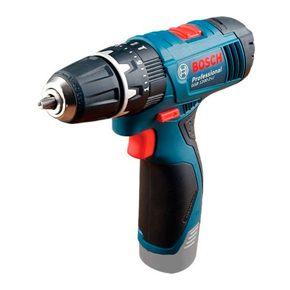 Taladro percutor inalámbrico 10mm 12v GSB 120-LI Bosch 1
