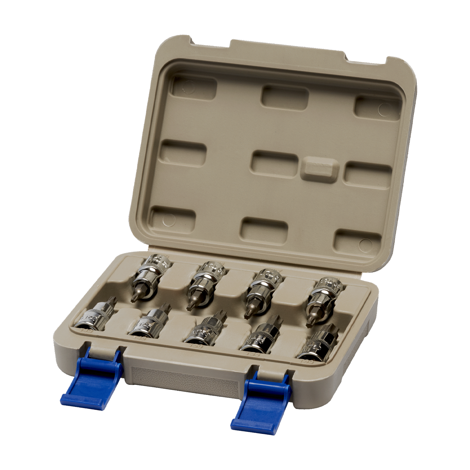 Juego 9 Pzs Dados torx 1/2