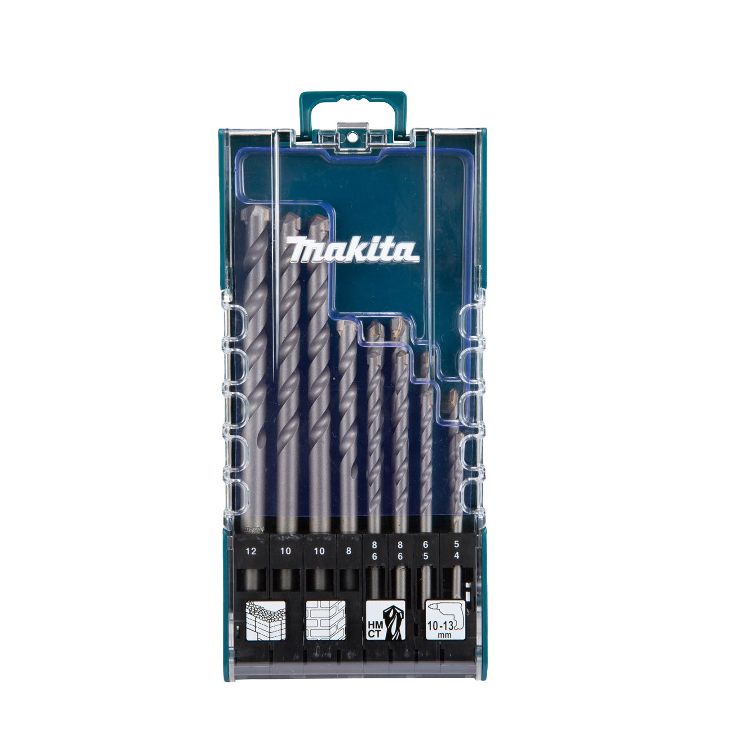 Set 12 Pzs Brocas para concreto TCT 4-12mm D-77126 Makita 1