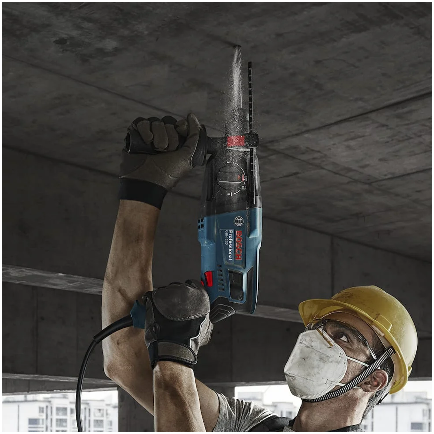 Martillo perforador SDS-Plus 22mm 720 W GBH220 Bosch 2