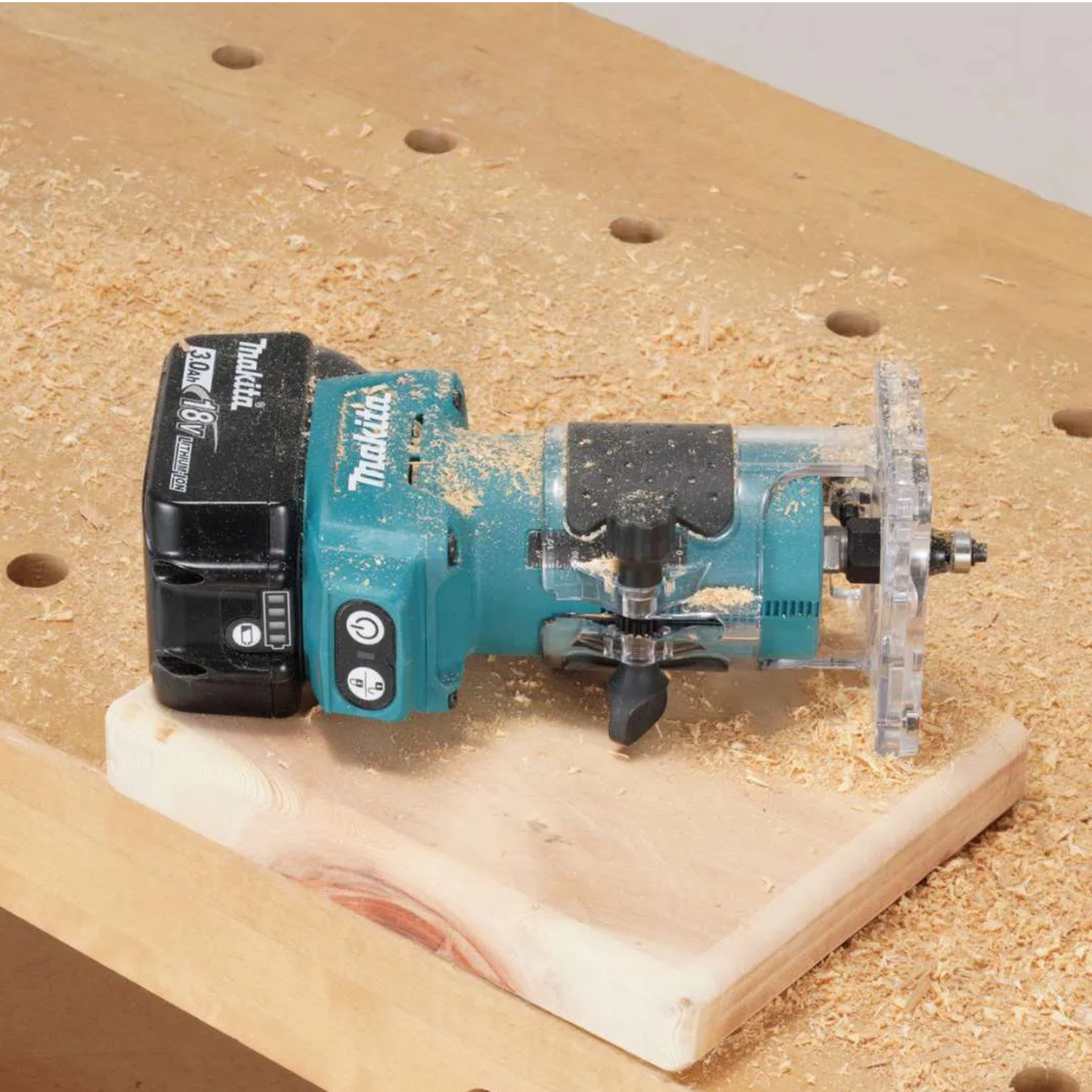 Rebajadora / Tupi / Fresadora inalámbrica 18v BL DRT52F001 Makita 2