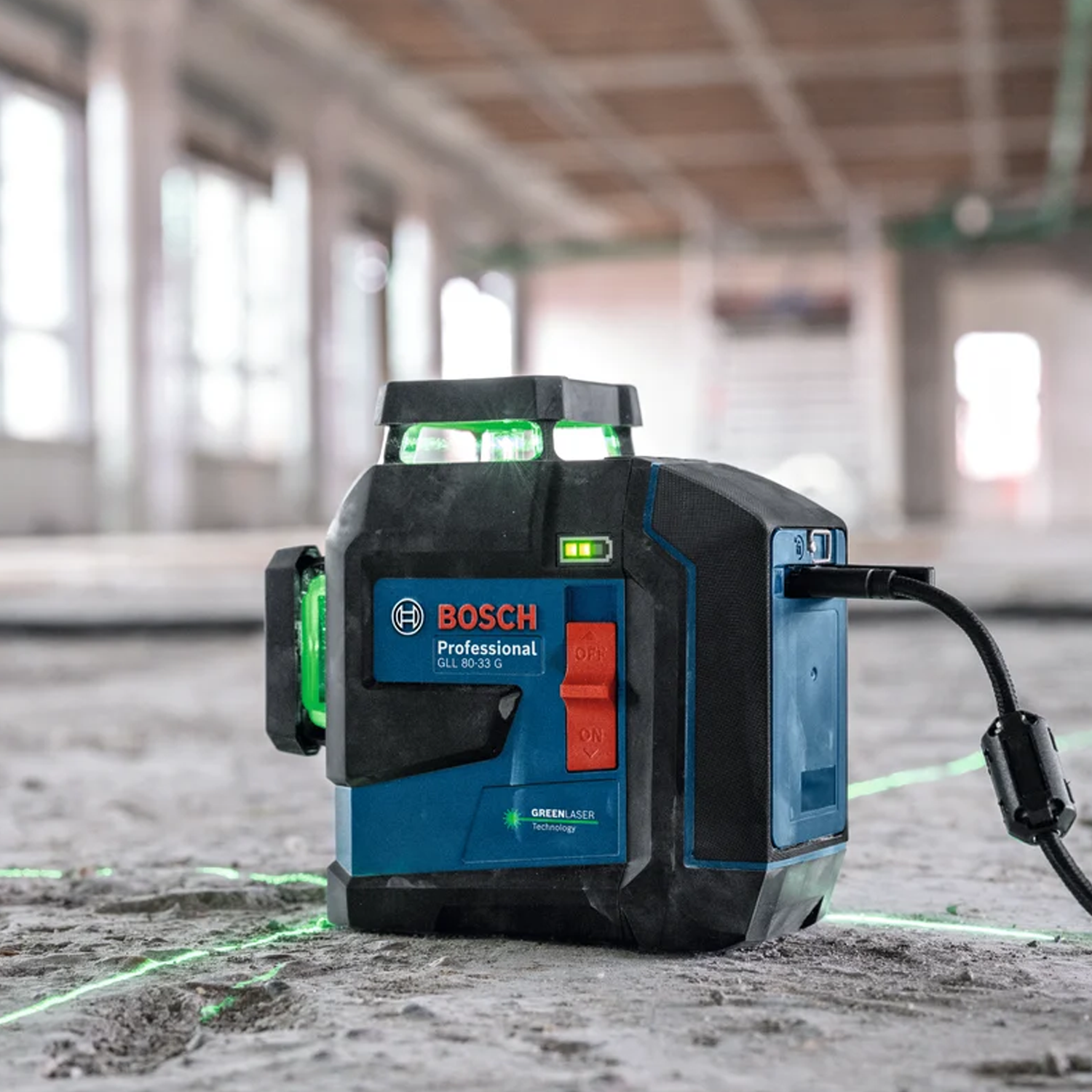 Nivel laser Verde 80 Mt GLL 80-33G Bosch 3