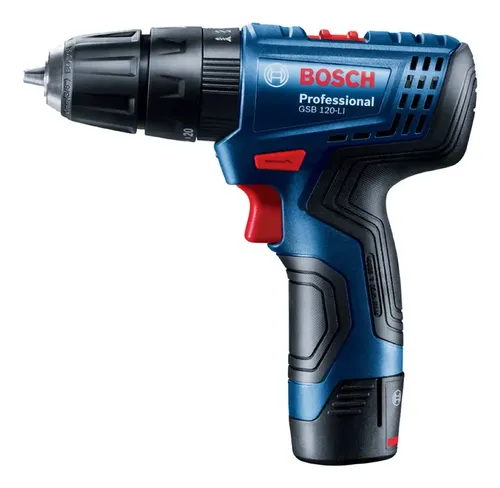 Taladro percutor inalámbrico 10mm 12v GSB 120-LI Bosch 1