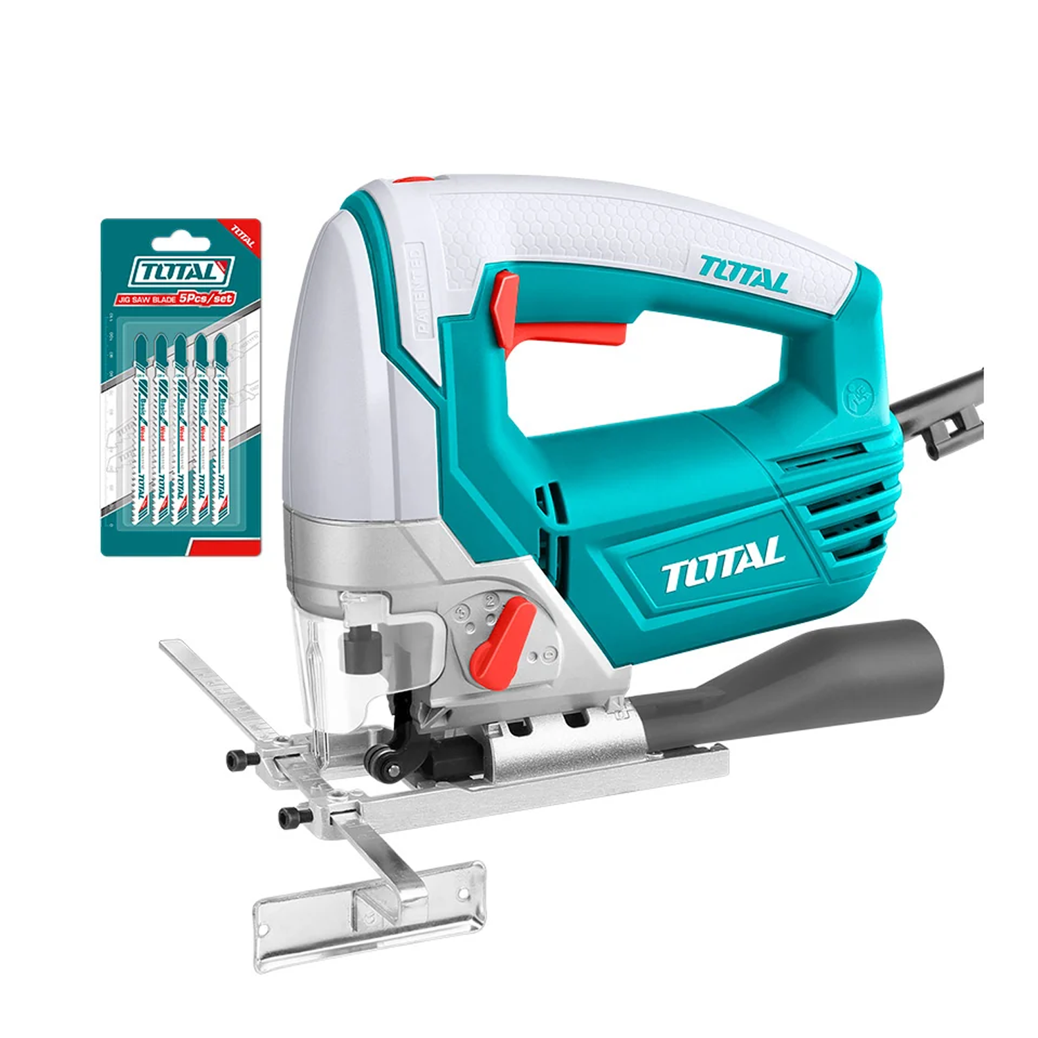 Sierra caladora Industrial 800W + Set sierras TS2081006-7 Total 1