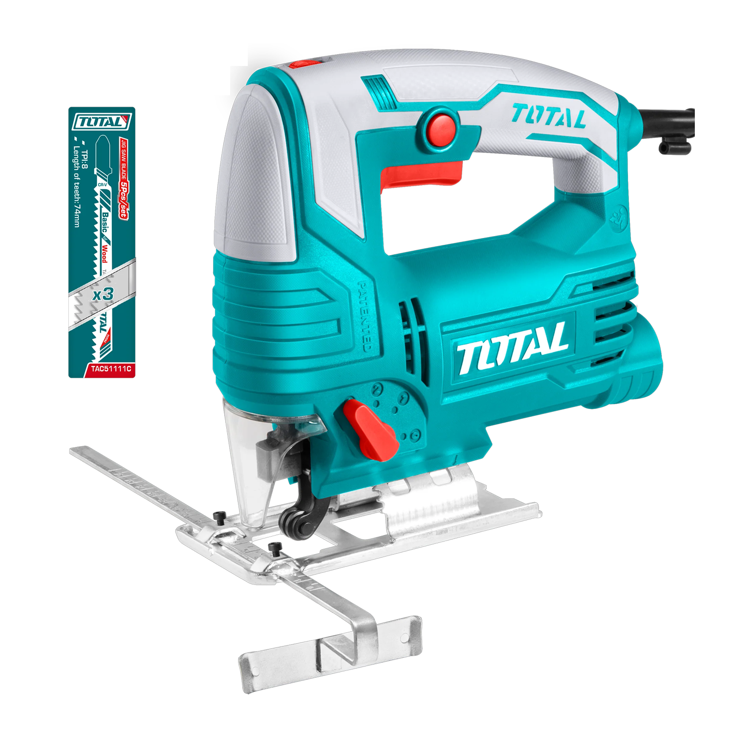 sierra caladora 570w + Set 3 hojas TS206656-7 Total 1