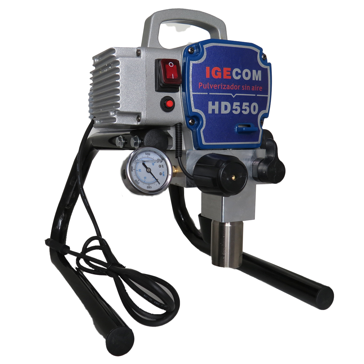 Equipo De Pintura Airless 2.000w 2.5 Lpm 3200psi HD550 Igecom 1