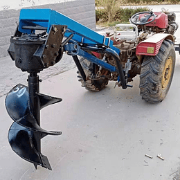 Barreno ahoyador tractor 25-50hp $825000 (incl. broca 30cm) taladro perforador de suelos agricola (delgado)