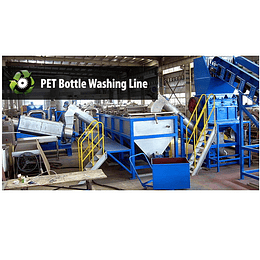 5 Maquina para planta reciclaje PET plasticos sumergibles $39900000 linea lavado frio desechos (para PVC PC ABS hay que agrandar motor lavadora)