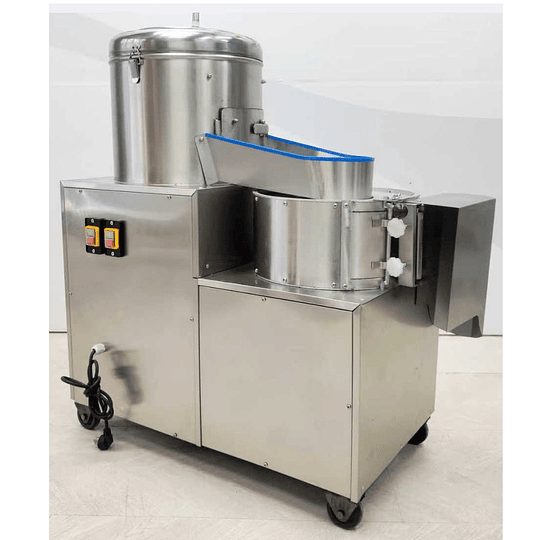 Peladora de papas con cortadora 15kg $1.65m (rodajas 2-10mm y baston 3 6 9mm)