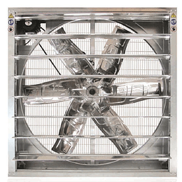 Ventilador con celosias para granjas avicolas 138x138x4cm 220V 1.1KW 54 inch 42.000 m³/h $568000 (pollos gallinas avicultura animales vacas invernadera galpon)