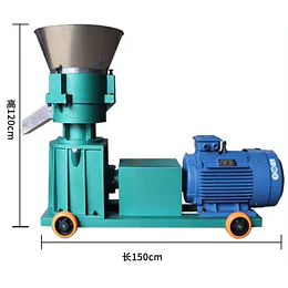 Peletizador 300mm 380V 30hp 6mm matriz fijo madera alimento industrial $4.9m