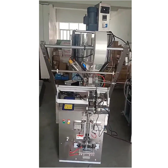 Envasadora vertical automatica sachetera de cremosos liquido viscoso sellodo atras 100ml con mezcladora $4.9m empacadora (salsa miel)