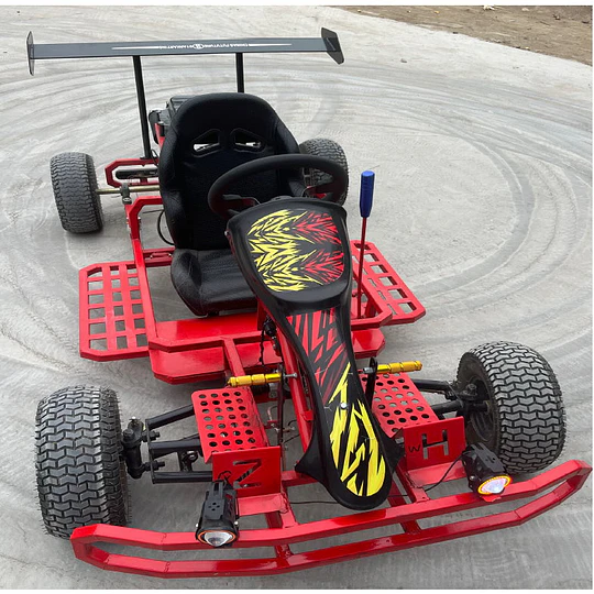 T Vehiculo auto car de Karting motor gasolina 125cc partida electrica llanta 6 pulgadas $2399000 gokart carro