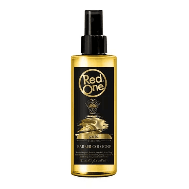 Red One After Shave Cologne Body Splash 400ml Gold 