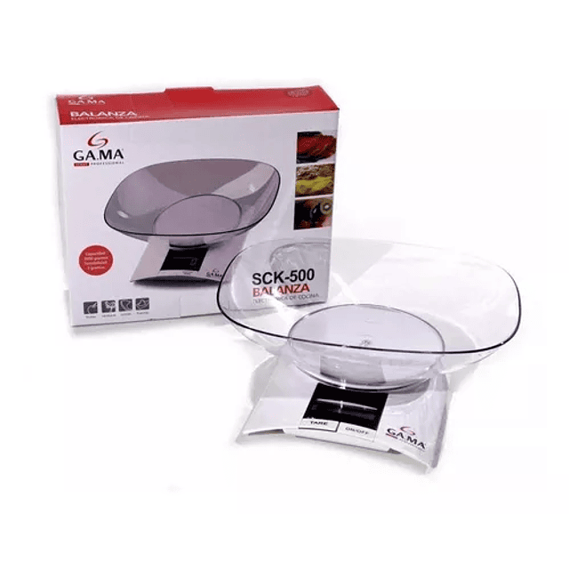 Balanza De Cocina Gama Sck-500 3kg Color Blanco