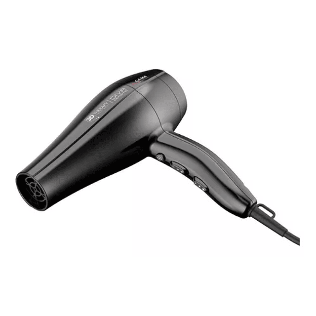 Secador Profesional Gama Diva Ceramic Ion 3d Motor Ac Color Negro