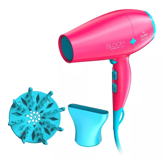 Secador De Pelo Gama Diamond St Bloom Pk 220 Color Rosa