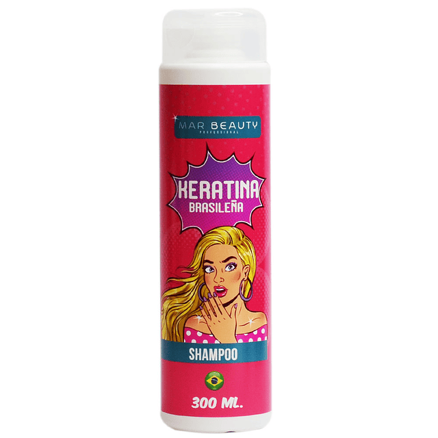 Shampoo Keratina Brasileña 300ml