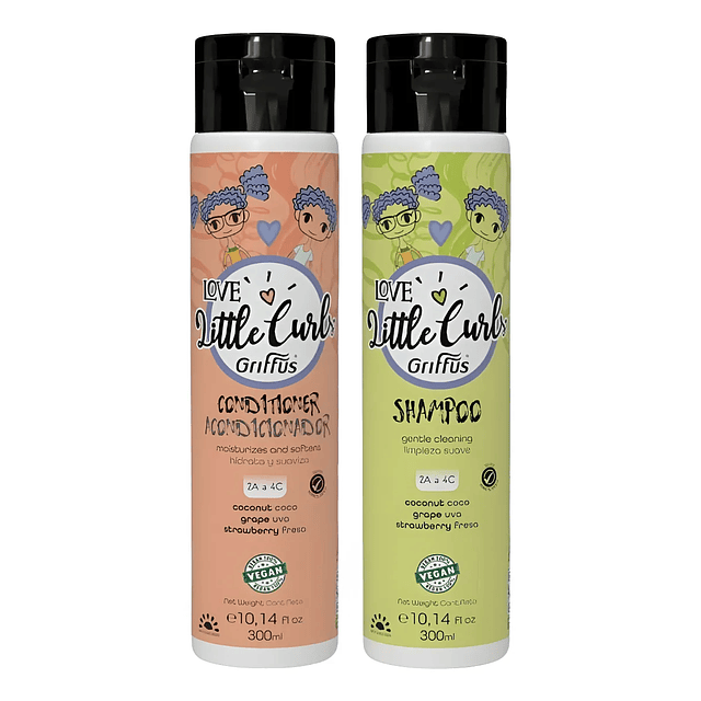 Pack De Shampoo Y Acondicionador Love Little Curls Niños