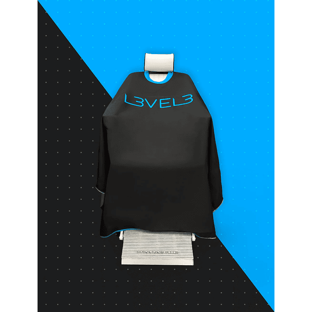 Capa Con Cuello De Goma – Black w/ Blue Trim Level 3