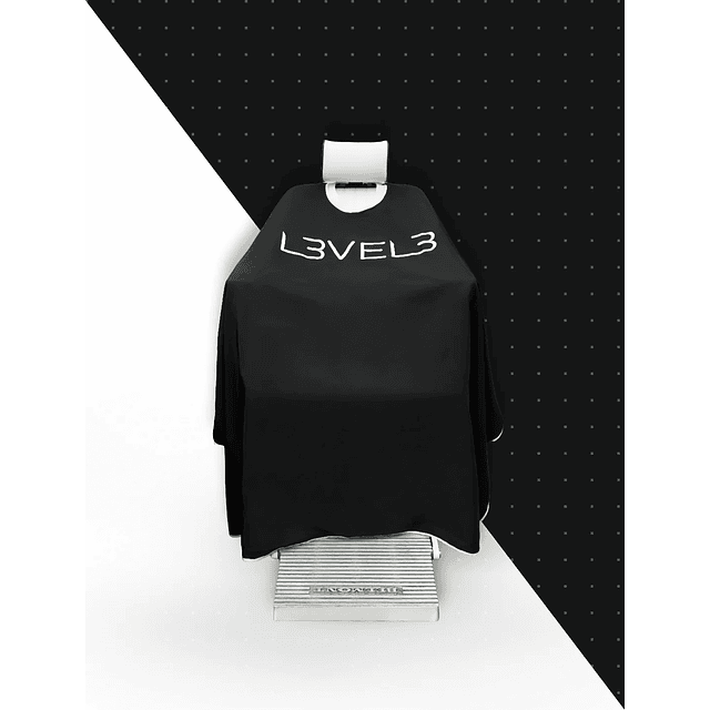 Capa Con Cuello De Goma – Black w/ White Trim Level 3