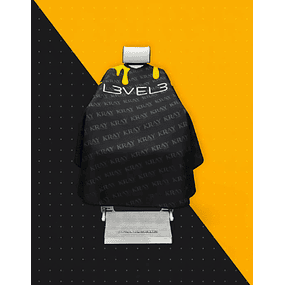 Capa Con Cuello De Goma – Black Kray w/ Colorful Drip Level 3