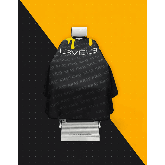 Capa Con Cuello De Goma – Black Kray w/ Colorful Drip Level 3