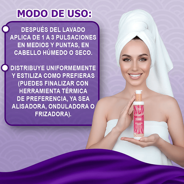 25 Beneficios Cloe Unlimited Star 200 Ml Leave In