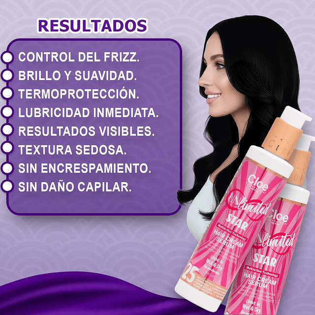 25 Beneficios Cloe Unlimited Star 200 Ml Leave In