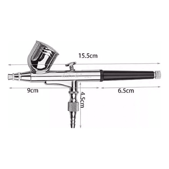 REPUESTO DE AEROGRAFO Ferris Kit Aerógrafo 0.3mm Aerografía Punta Kit Pistola Color Negro