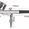 REPUESTO DE AEROGRAFO Ferris Kit Aerógrafo 0.3mm Aerografía Punta Kit Pistola Color Negro