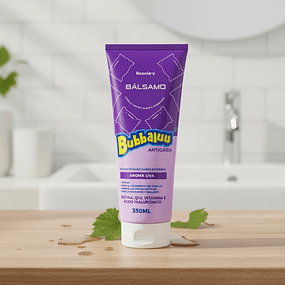 Bálsamo bubbaluu uva - Acondicionador Anticaida Biotina Q10 Vitamina E Uva