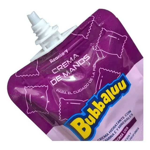 Mini Crema Hidratante Bubbaluu 30 Gr Fragancia Uva