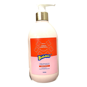 Crema Corporal Hidratacion Profunda Bubbaluu 500 Ml Frutilla 
